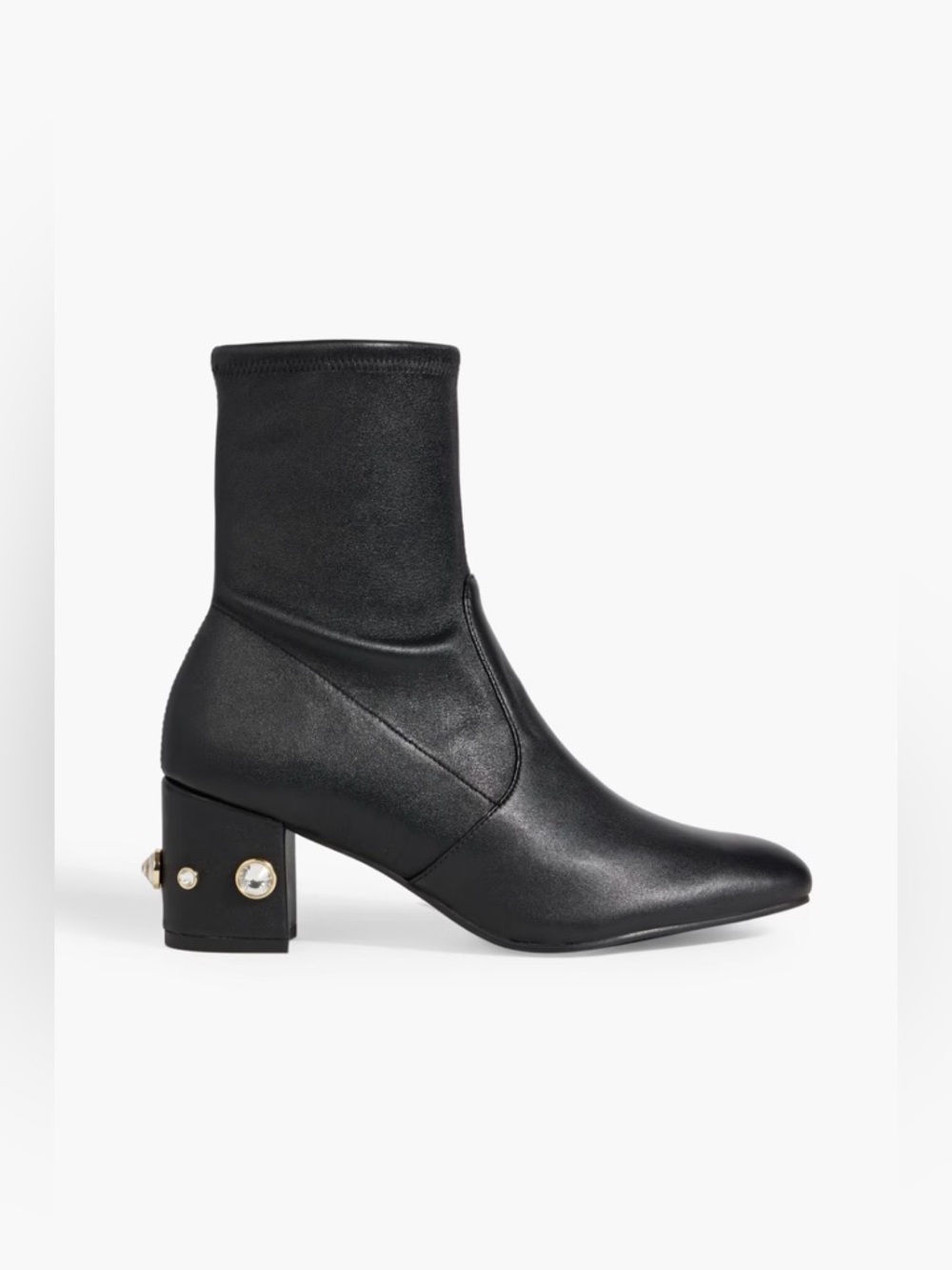 NWOT‎ Stuart Weitzman Allshine 60 Embellished Ankle Boots Black